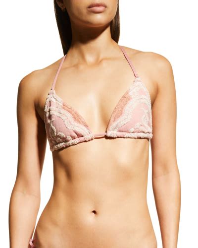 Zimmermann Jeannie Terry Towel Two Piece Bikini Set In Tancream Modesens