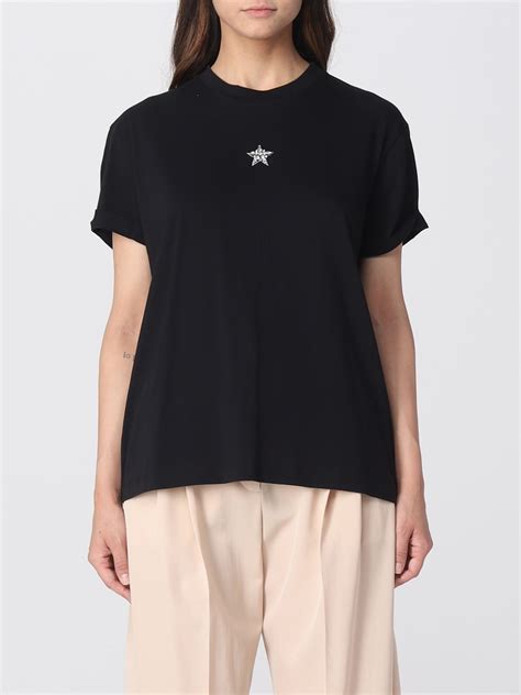 Stella Mccartney T Shirt For Woman Black Stella Mccartney T Shirt 6j0173slw23 Online On