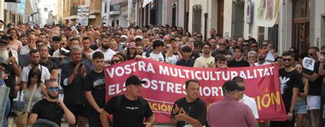 La manifestación en Gata de Gorgos tras el asesinato de David Lledós