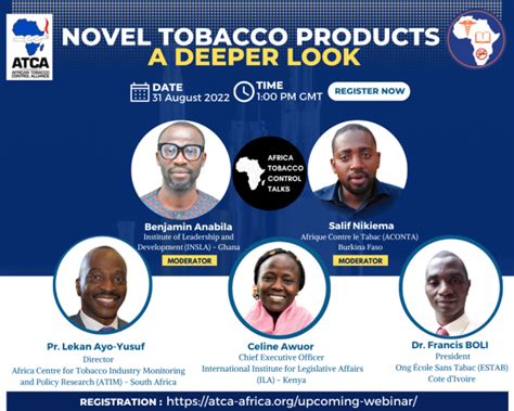 Novel Tobacco Products A Deeper Look African Tobacco Control