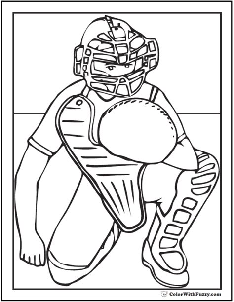 Catcher Coloring Pages Printable Dreams Sketch Coloring Page