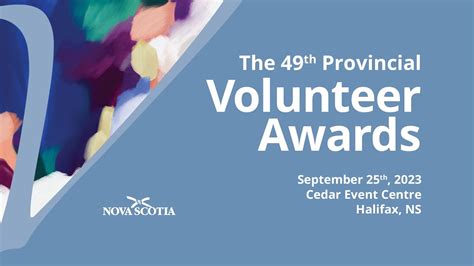 49th Annual Provincial Volunteer Awards YouTube