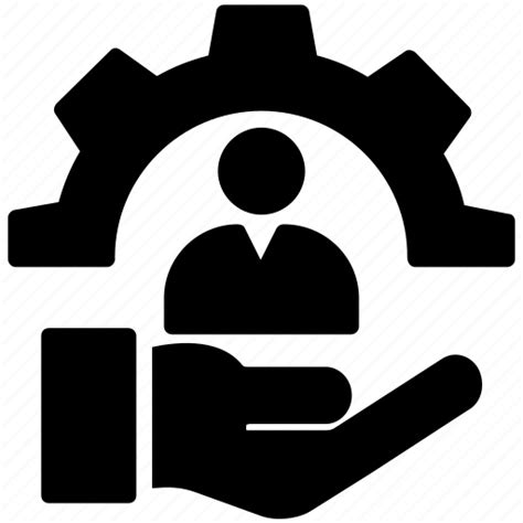 Human Assets Human Resource Manpower Staff Resource Workforce Icon