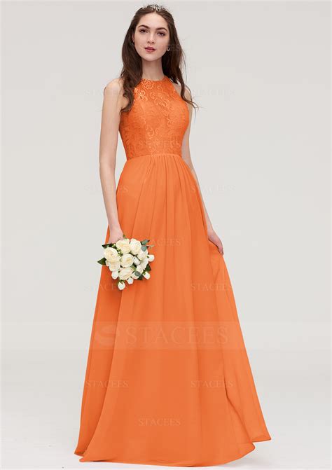 Chiffon Bridesmaid Dress A Line Princess Bateau Sleeveless Long Floor