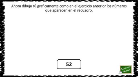 Representación gráfica de números en centenas decenas y unidades