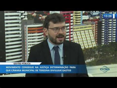 O DIA NEWS 11 11 2019 AndreÌ Portela criador do Movimento Custo PiauiÌ