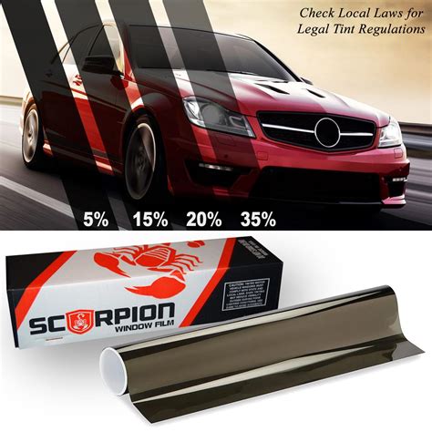 Scorpion Window Tint Carbon Series Dual Ply 20 24″ X 100′ Roll The