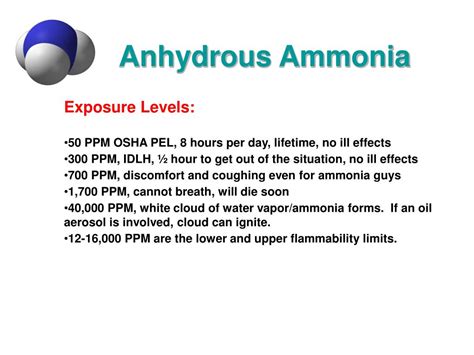 PPT - Ammonia Awareness Training PowerPoint Presentation - ID:608653