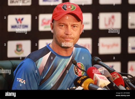 Afghanistan Cricket Team Head Coach Jonathan Trott attends pre-match ...