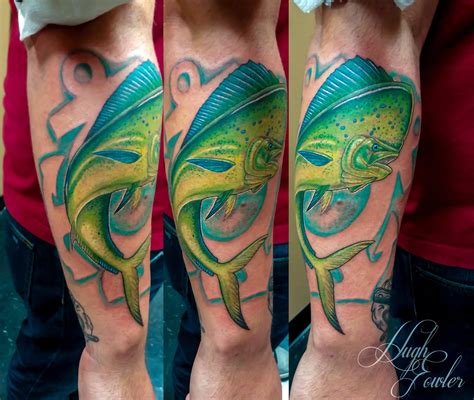 Mahi Mahi fish Tattoo | Picture tattoos, Upper arm tattoos designs, Arm tattoo