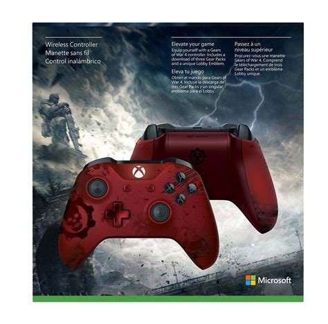 Microsoft Xbox One Gears Of War Crimson Omen Limited Edition Wireless