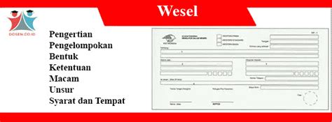 Pengertian Surat Sanggup Dan Surat Wesel Pengertian Surat Dinas Riset