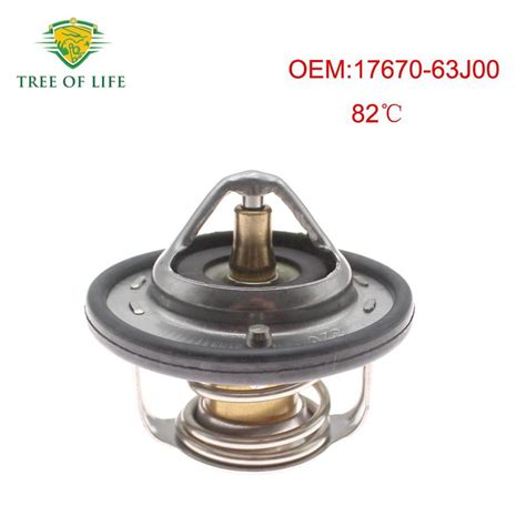 17670 63J00 Engine Coolant Thermostat 82C For Suzuki Grand Vitara