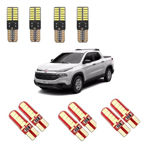 Oferta Kit Led Fiat Toro Sem Erro Lampadas Internas Placa