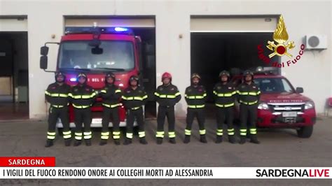 I Vigili Del Fuoco Della Sardegna Rendono Onore Ai Colleghi Morti Ad