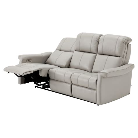 Sofa Inclinable Motoris En Cuir Et Similicuir Elran Mec Oph