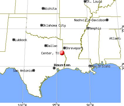 Texas Center Map – Verjaardag Vrouw 2020