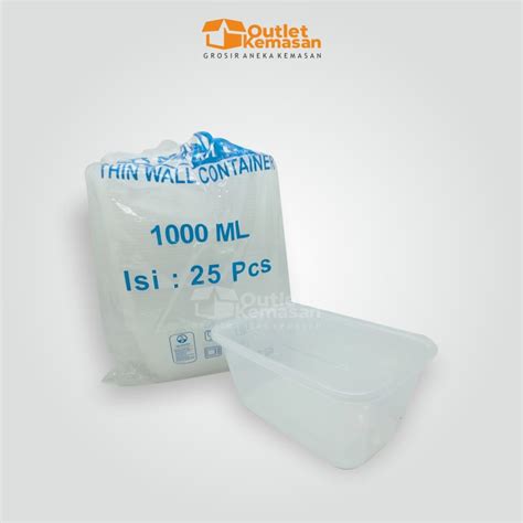 thinwall bening  ml outlet kemasan