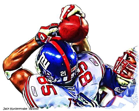 Giants David Tyree Digital Art by Jack K