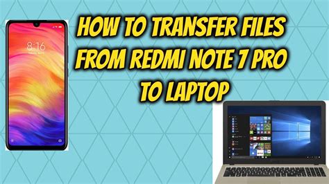 How To Transfer Files From Redmi Note Pro To Laptop Youtube