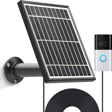 Panneau solaire compatible avec la sonnette vidéo 1 dernière génération