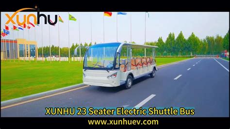 Seater Electric Shuttle Bus Sd A Xunhu Ev Youtube