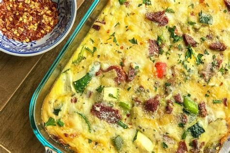 Make Ahead Easy Vegetable Egg Bake Breakfast Casserole 31Daily