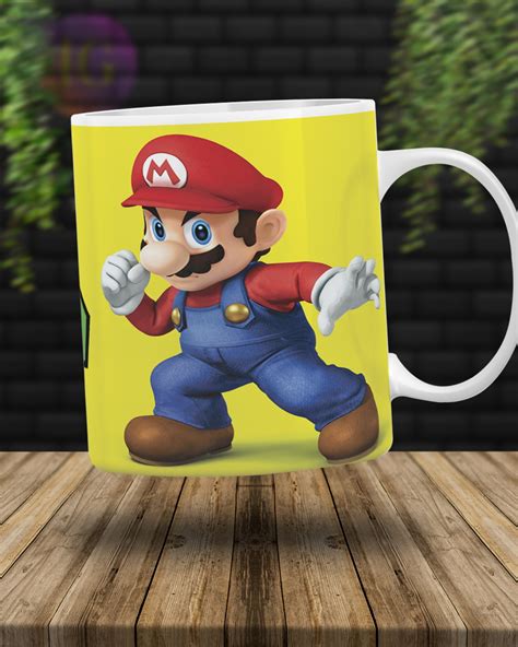 Caneca Personalizada Super Mario Elo Produtos Especiais