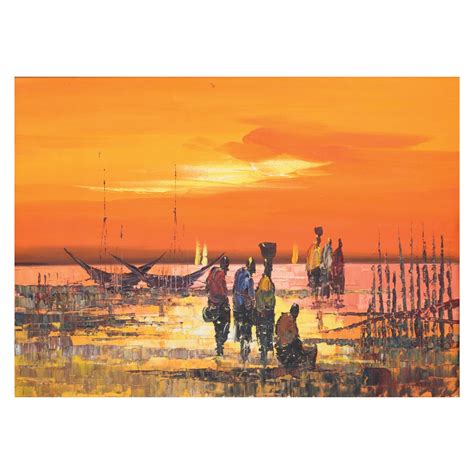 Cesar Buenaventura Manila Bay Sunset 1974 Mutualart