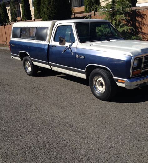 85 Dodge Pu D150 V 8 52liter For Sale In Marysville Wa Offerup