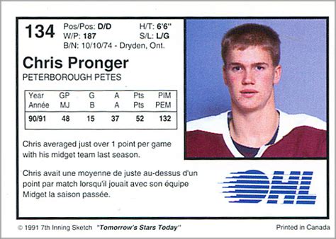 Career in Cards: Chris Pronger - Puck Junk