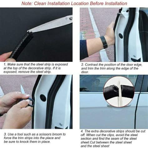 Getah Pintu Kereta Meter U Shape Car Door Edge Guard Protection Getah