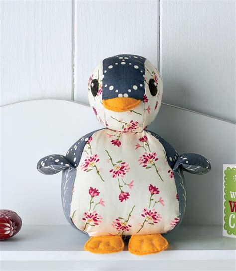 Penguin Softie Toy Sewing Pattern Sew Hq