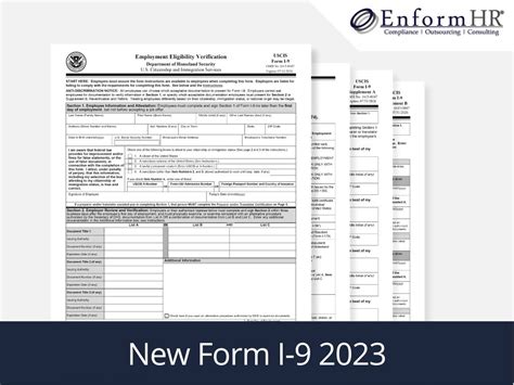 New Form I 9 2023 Enformhr Llc