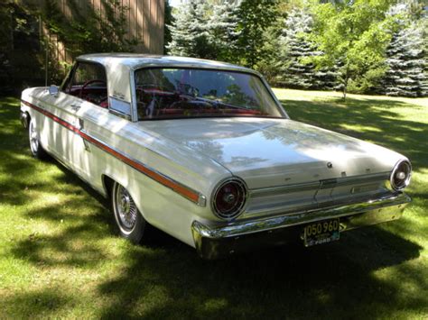 Ford Fairlane Coupe 1964 Wimbledon White For Sale 1964 Ford Fairlane 500 Sports Coupe Original