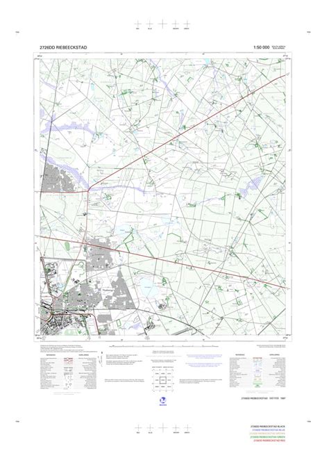 2726dd Riebeeckstad Map By Chief Directorate National Geo Spatial