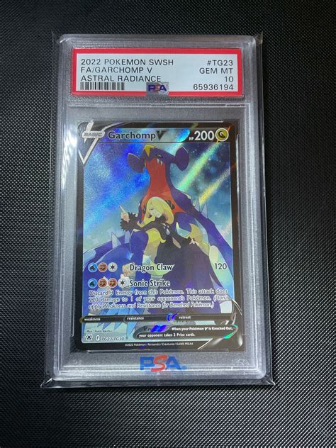 Pokemon Psa Garchomp V Tg Tg Astral Radiance Trainer Gallery