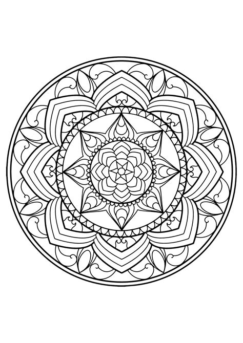 Here Are Difficult Mandalas Coloring Pages For Adults To Print For Free