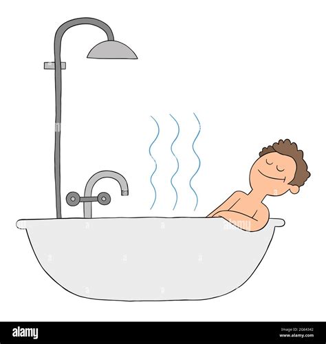 Full Bathtub Cartoon Vector Clipart Friendlystock