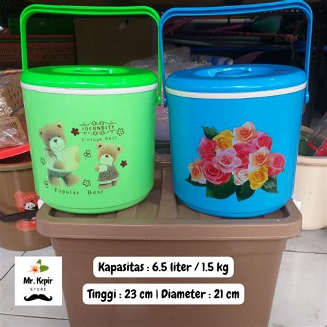 Jual Termos Nasi Es Batu 6 5 Liter 1 5 Kg Tempat Es Batu Termos