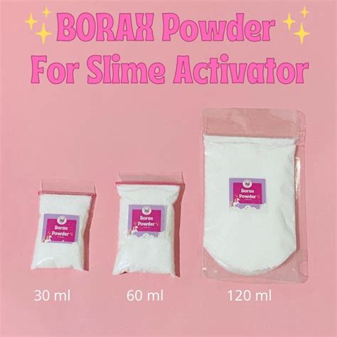 Borax Powder For Slime Activator Lazada Ph