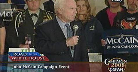 McCain Campaign Event | January 28, 2008 | C-SPAN.org