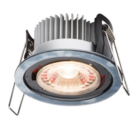 Knightsbridge Proknight W Warm White Dimmable Fixed Led Downlight At