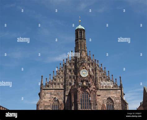 Frauenkirche Church Of Our Lady In Nuernberg Stock Photo Alamy