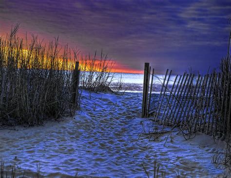 Sunrise At Myrtle Beach Sc Dunes Photograph By Joe Granita Fine Art