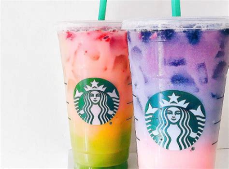 Ombre Rainbow Drink New Secret Starbucks Drink Goes Viral But Baristas Are Refusing To Make It