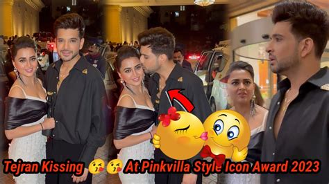 Karan Kundra With Tejaswi Prakash Kissing At Jw For Pinkvilla Style