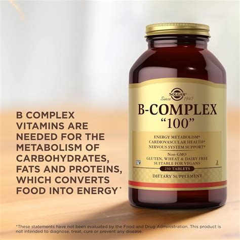 Solgar B Complex 100 Review Vitamin Reviewer