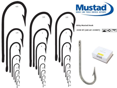 Mustad Sea Kirby Hook Dt Kirbed Point Offset Ringed Choose Size