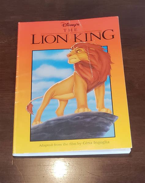 Disney's the Lion King Book - Etsy